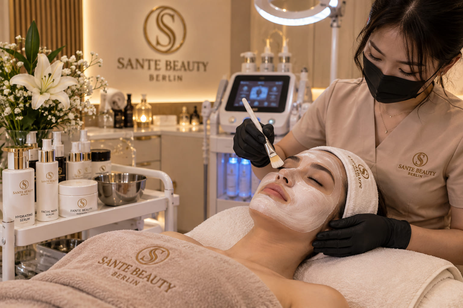 Gesichtsbehandlung bei SANTE Beauty