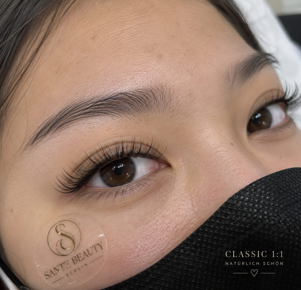 Classic 1:1 Wimpernverlängerung bei SANTE Beauty