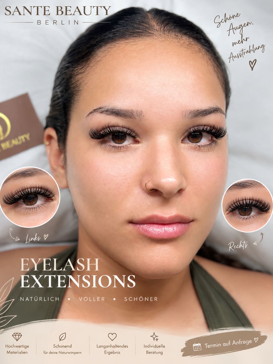 Wimpern bei SANTE BEAUTY Berlin