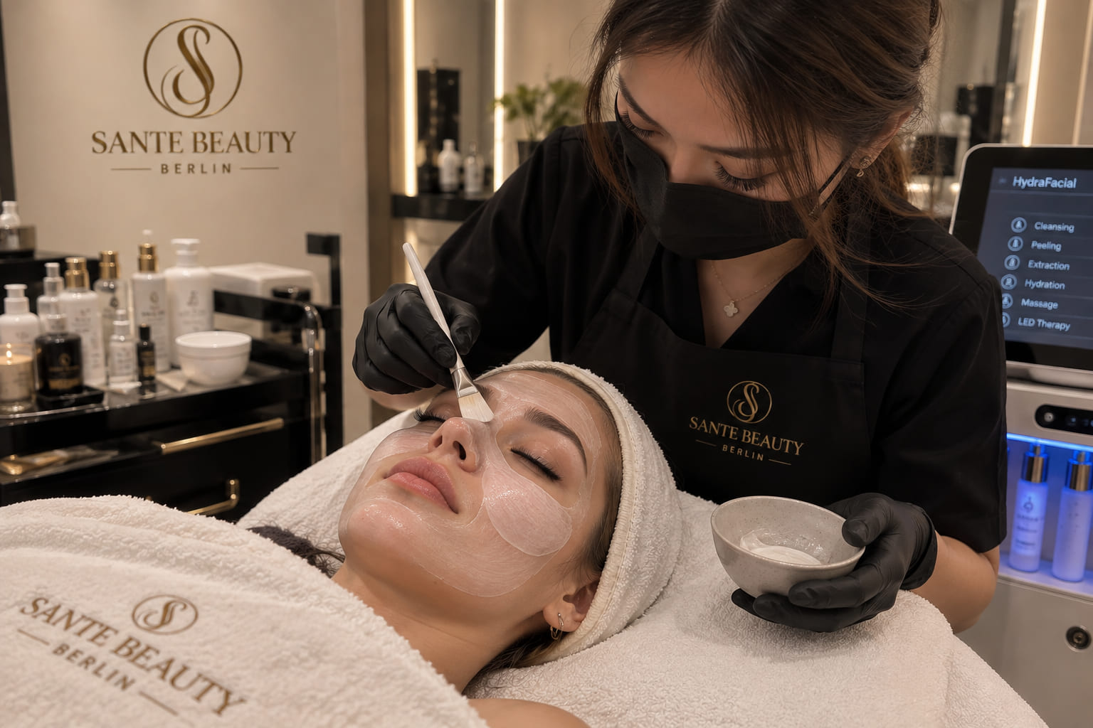 Gesichtsbehandlung SANTE Beauty Berlin